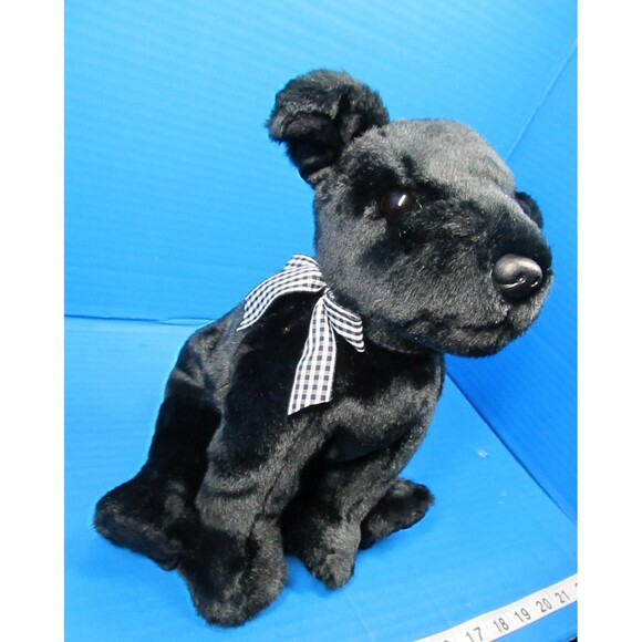 VTG TY Beanie Buddy LUKE Black Lab Dog 10" Plush Stuffed Animal Toy 2001 W/Tag - Picture 2 of 12